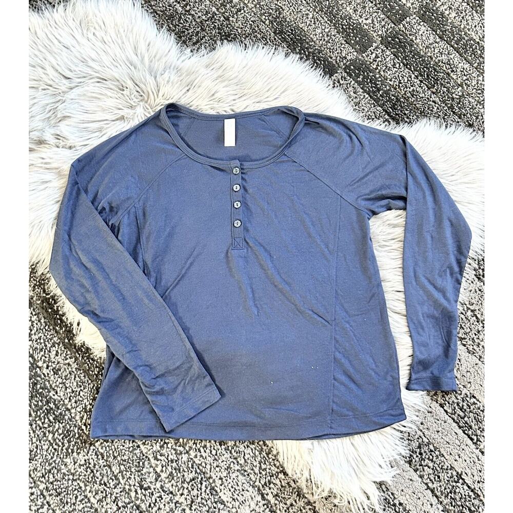 Stars Above Navy Blue XS Long Sleeve Pajama Top